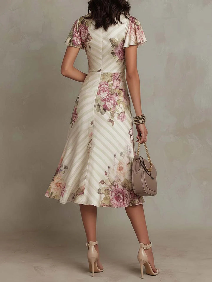 The Elvina Vintage Floral Dress
