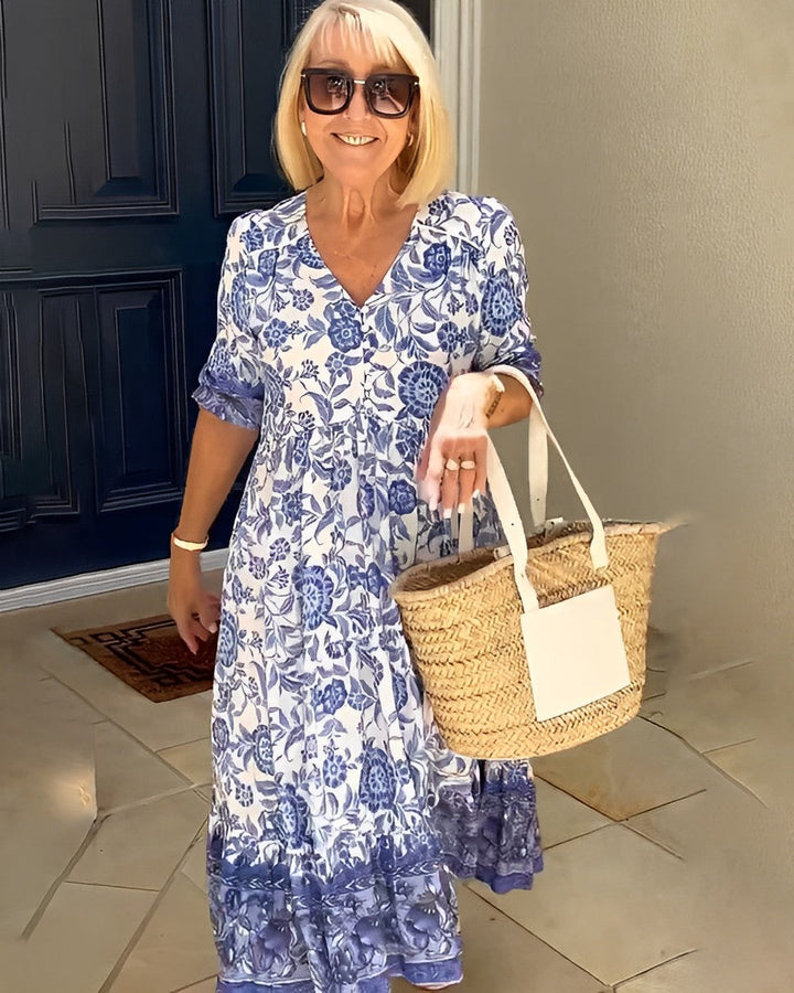 The Celira Coastal Midi Dress