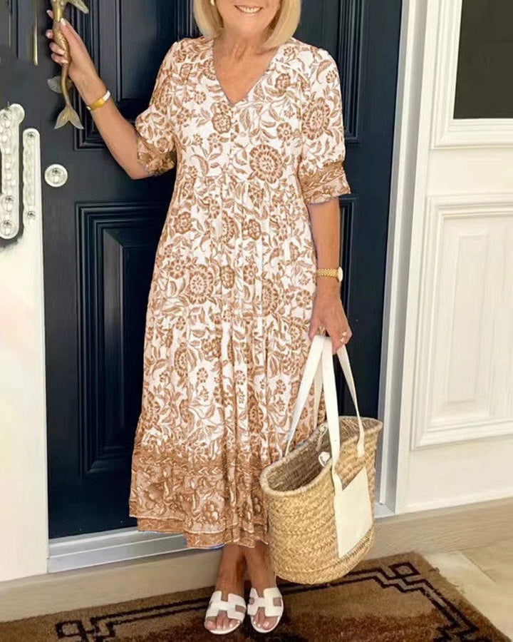 The Celira Coastal Midi Dress