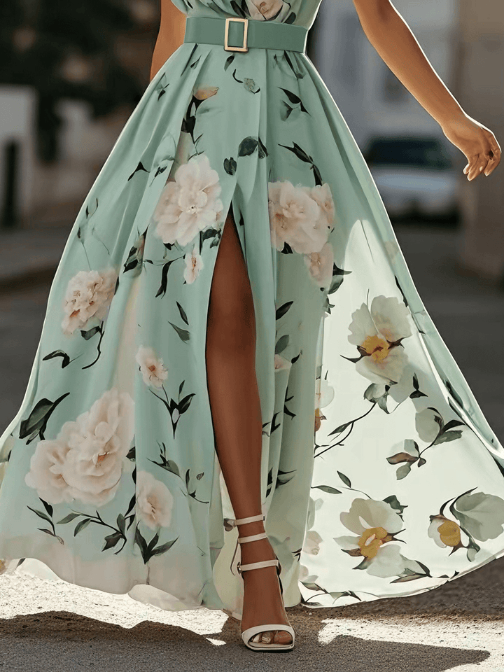The Alina One-Shoulder Floral Dress