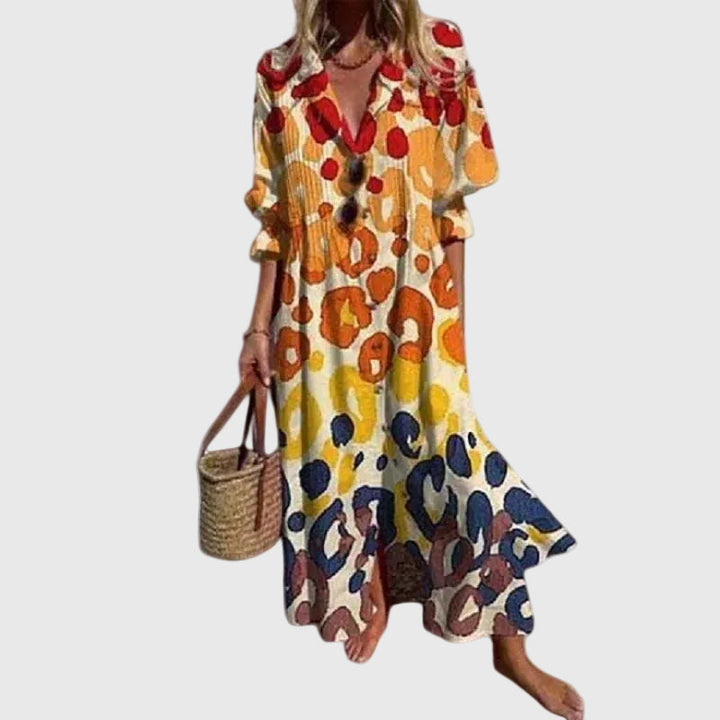 Marina | Relaxed Printed Maxi Dress