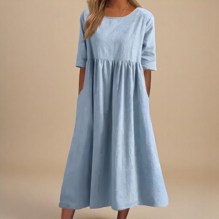 The Elara Elegant Midi Dress
