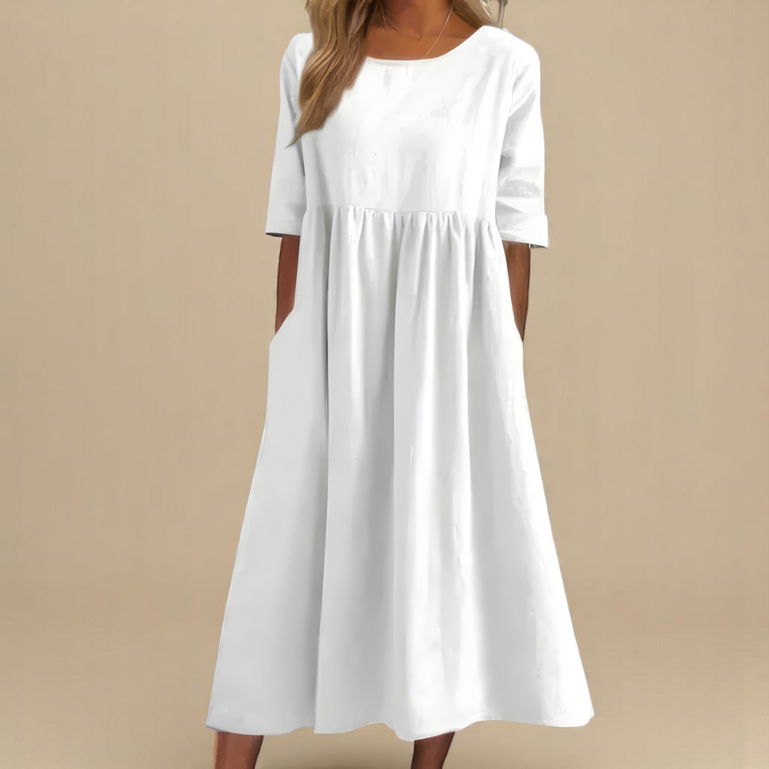 The Elara Elegant Midi Dress