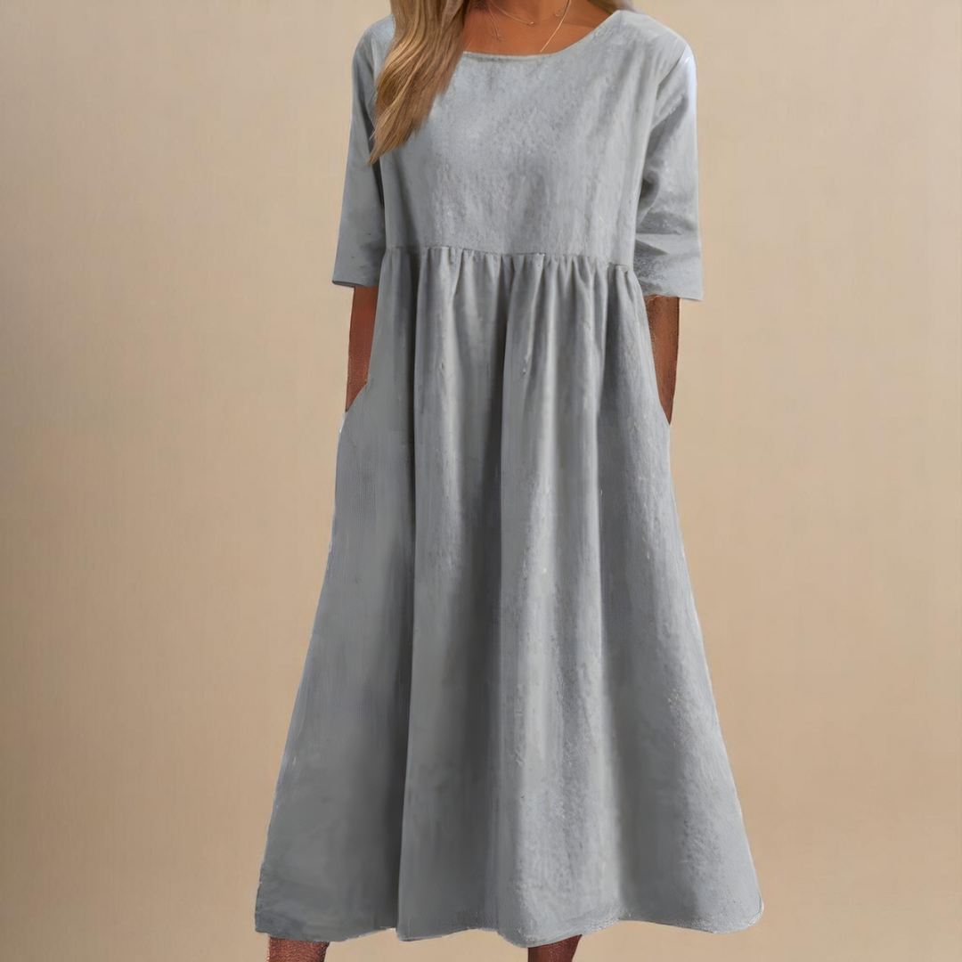 The Elara Elegant Midi Dress