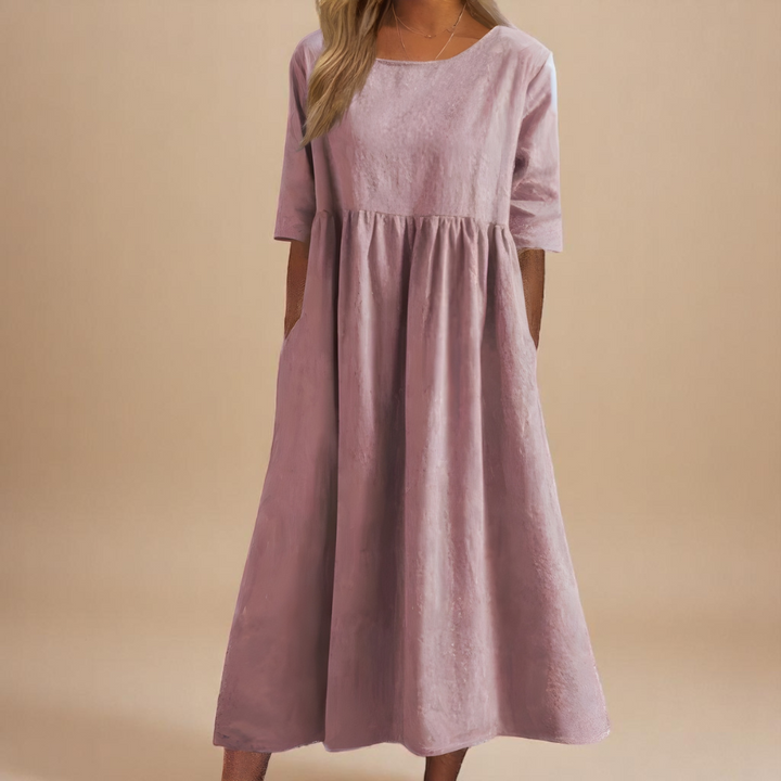 The Elara Elegant Midi Dress
