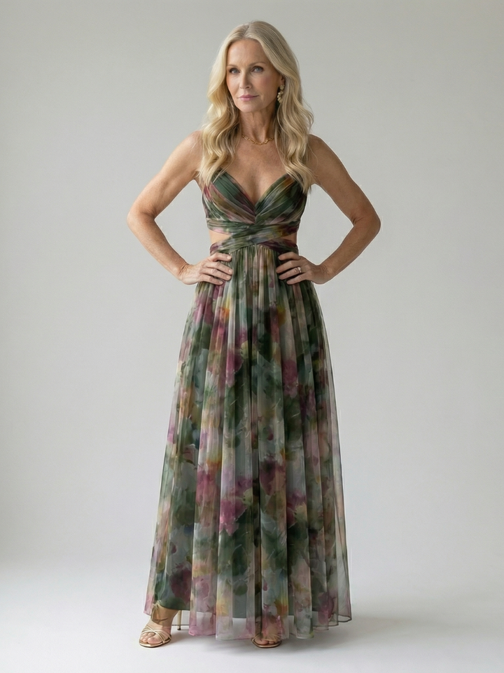 Valencia Sunset Maxi Dress