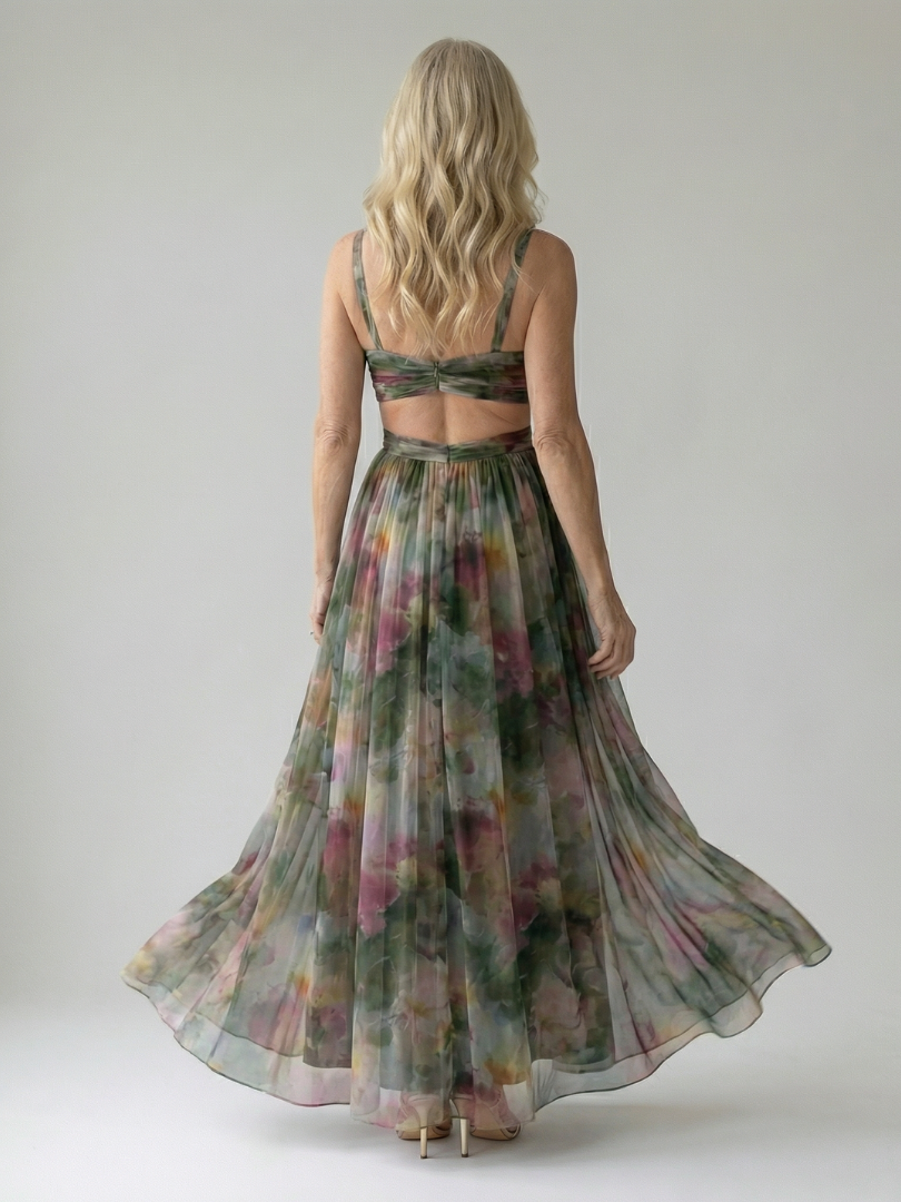 Valencia Sunset Maxi Dress