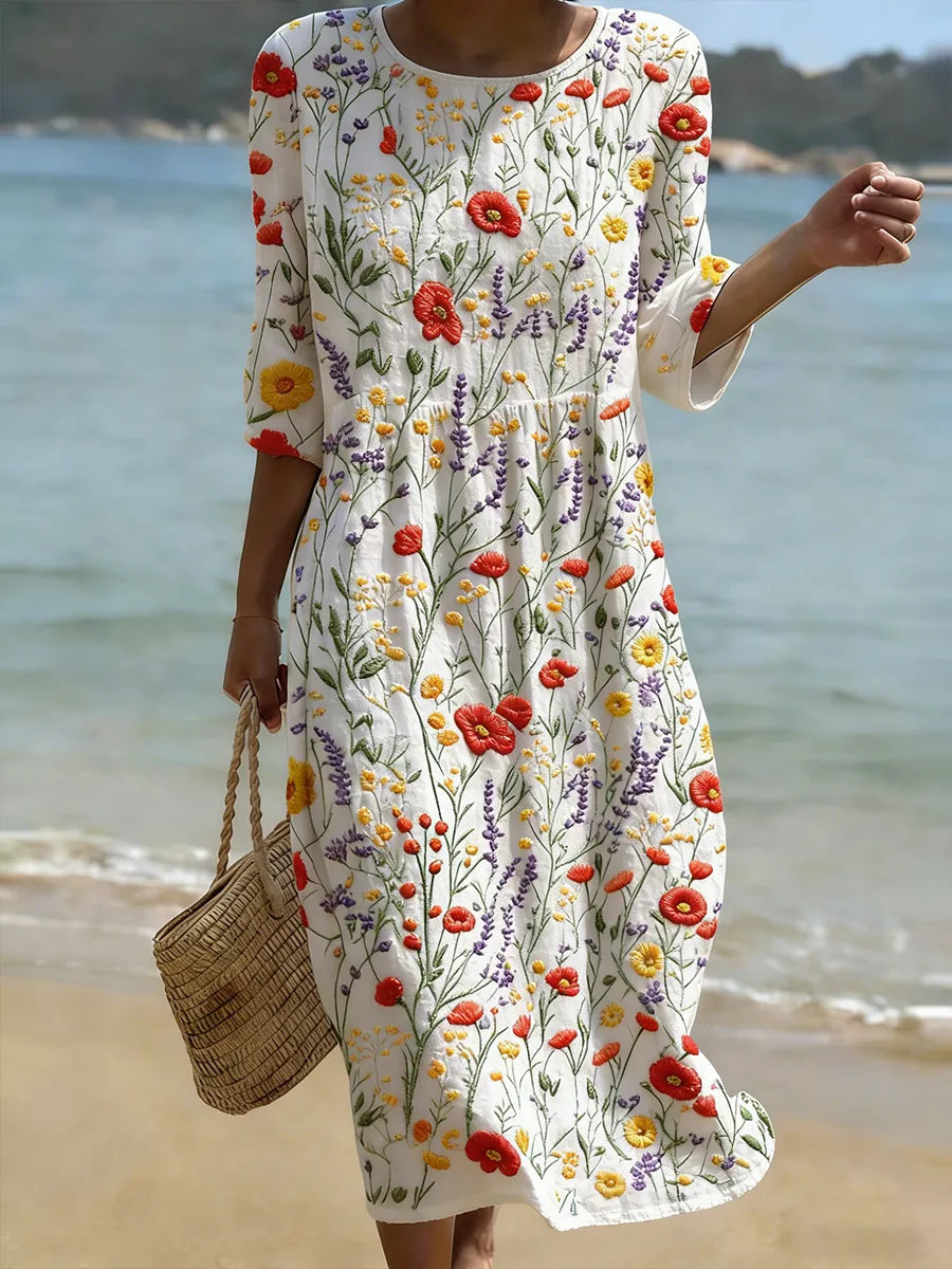 Natalia | Graceful Floral Gown