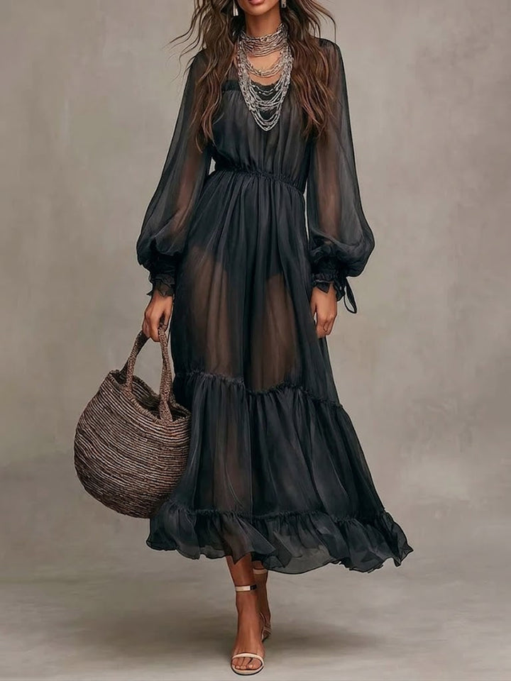 The Seraphine Sheer Elegance Dress
