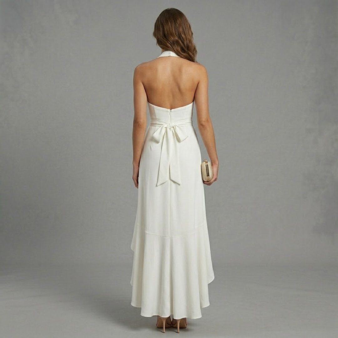 Aurelia | Satin Wrap Elegance Dress