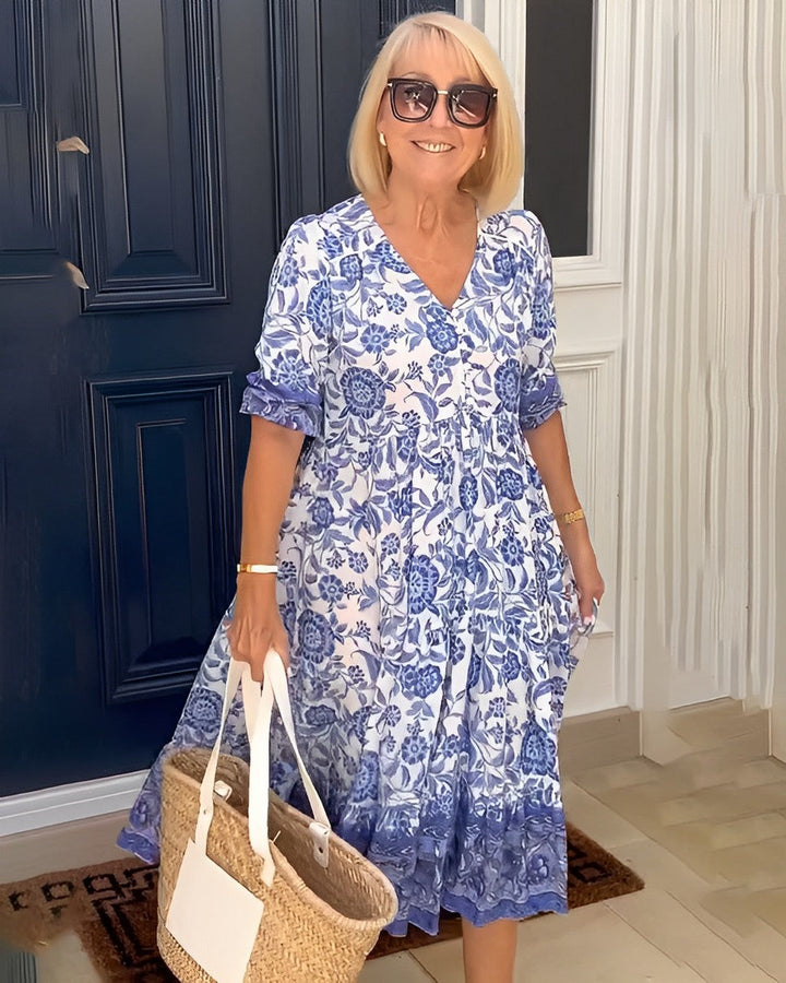 The Celira Coastal Midi Dress