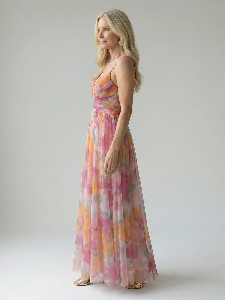 Valencia Sunset Maxi Dress