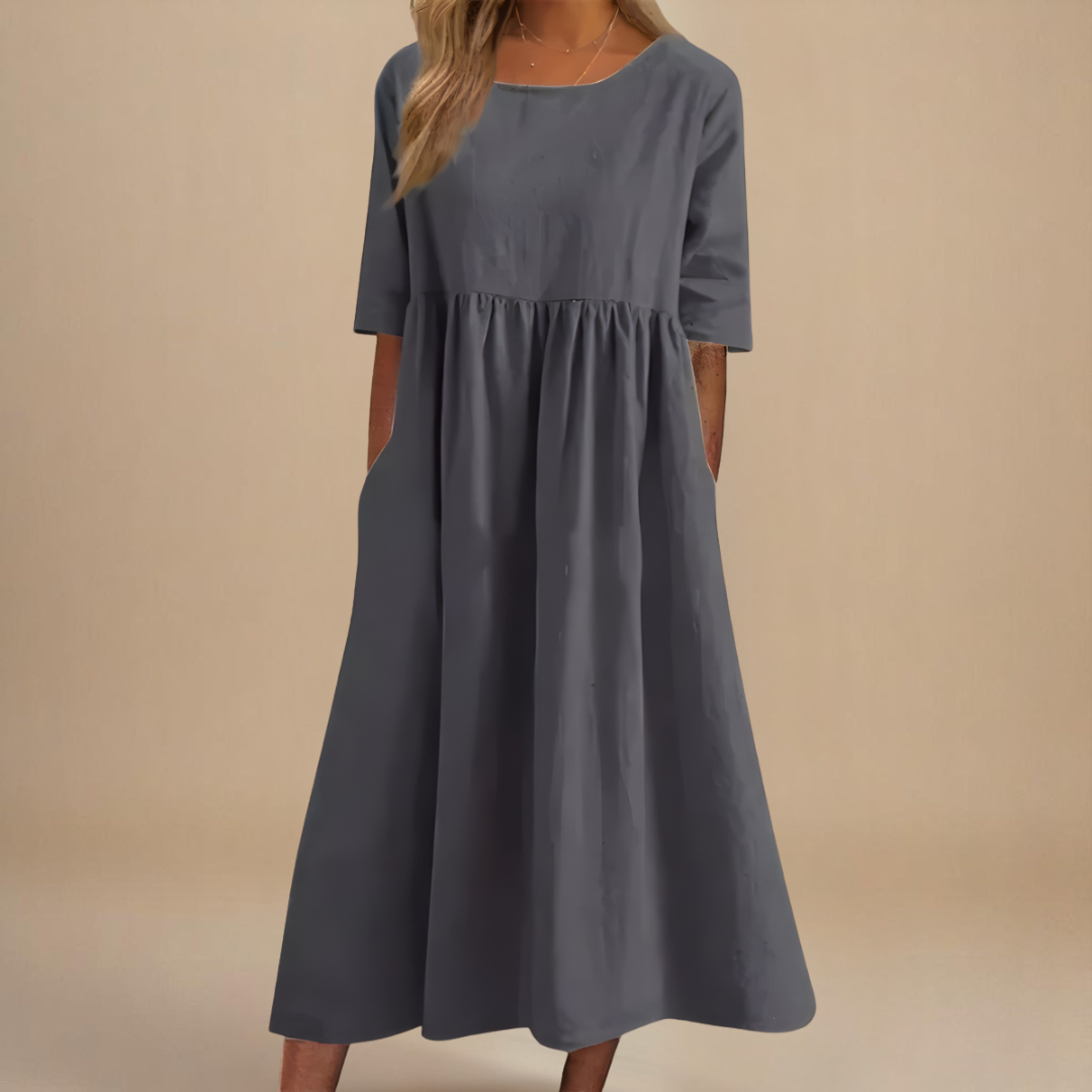 The Elara Elegant Midi Dress