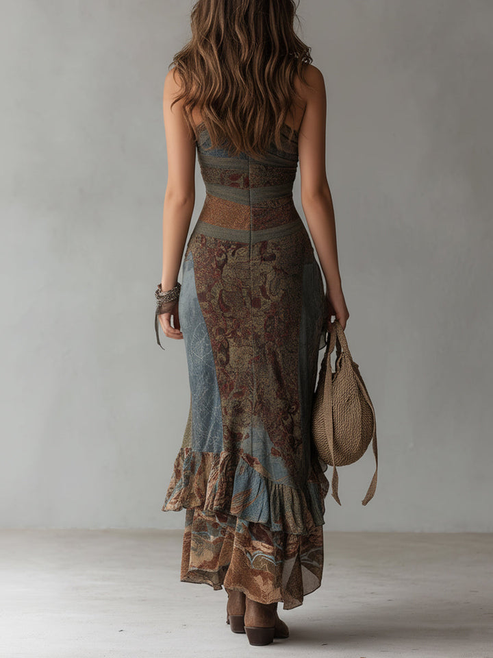 The Zarelle One-Shoulder Boho Dress