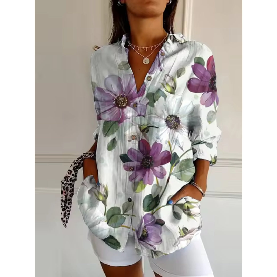 Elara Lightweight Floral Blouse