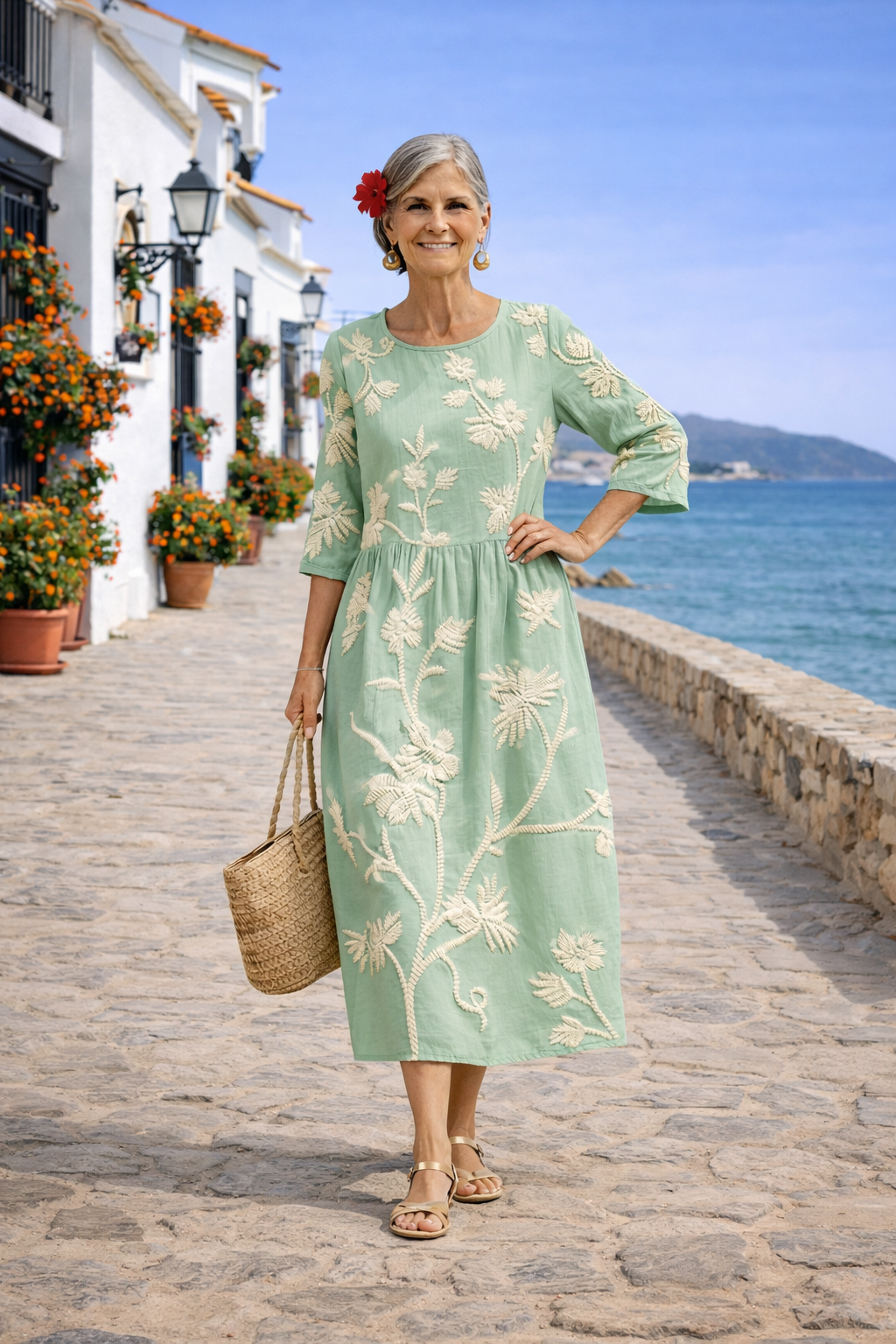 Renata | Chic Floral Elegance Dress