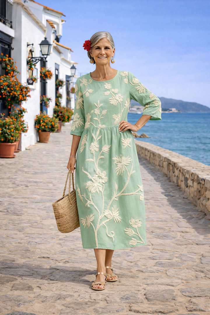 Renata | Chic Floral Elegance Dress