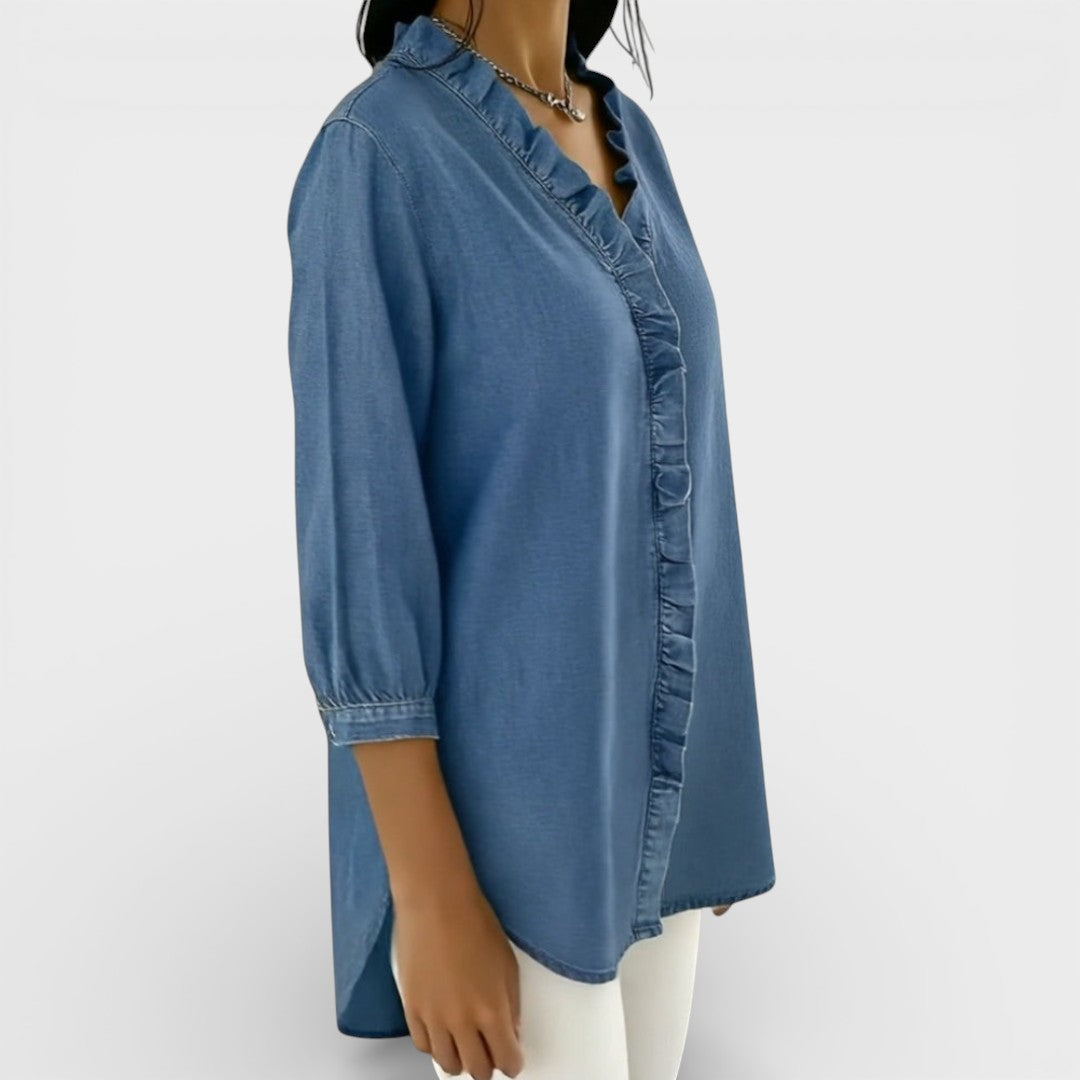 Heather | Chic Ruffled Blouse