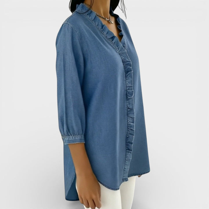 Heather | Chic Ruffled Blouse