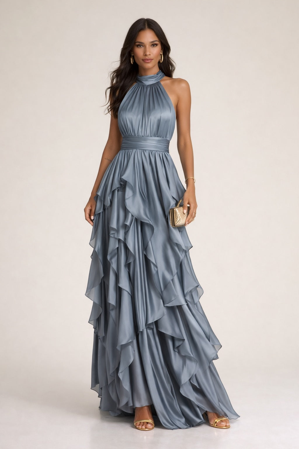 Arabella Ruffle Elegance Gown