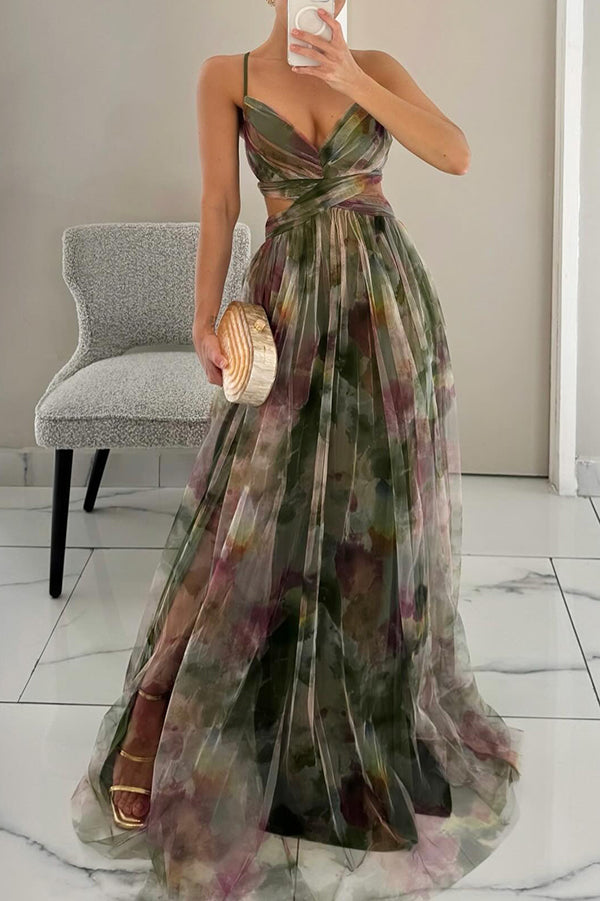 Sofia | Flowing Floral Maxi Dress