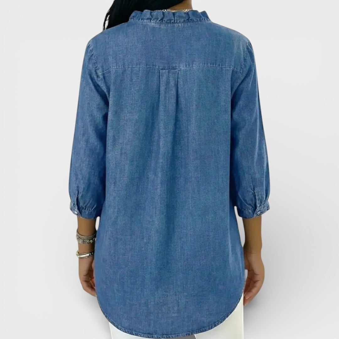 Heather | Chic Ruffled Blouse