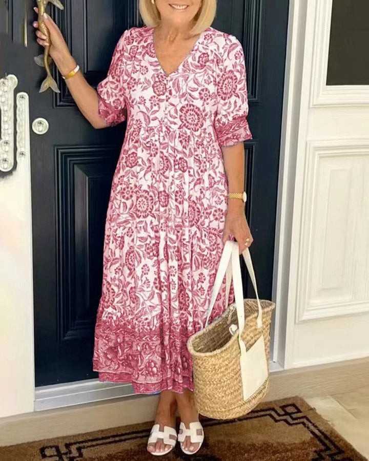 The Celira Coastal Midi Dress