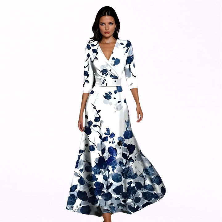 Emilia | Graceful Floral Maxi Gown