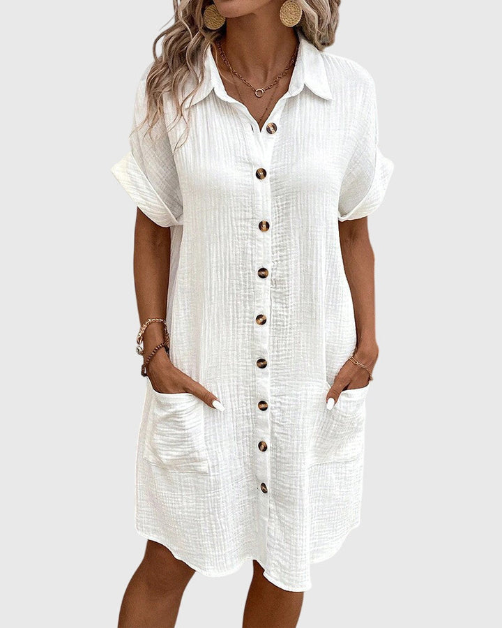Linda | Button Summer Dress