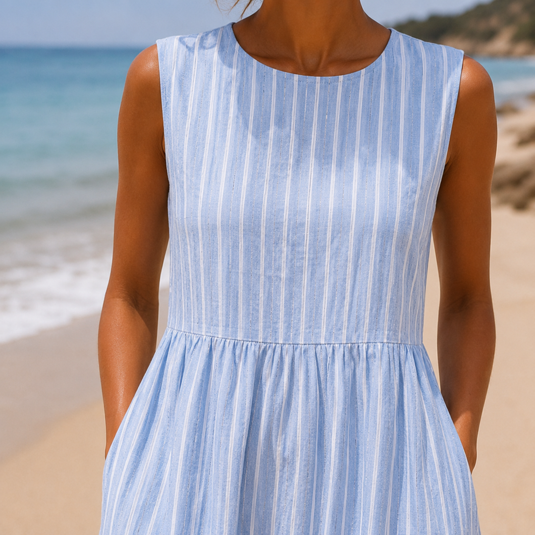 Timeless Stripe Midi Dress