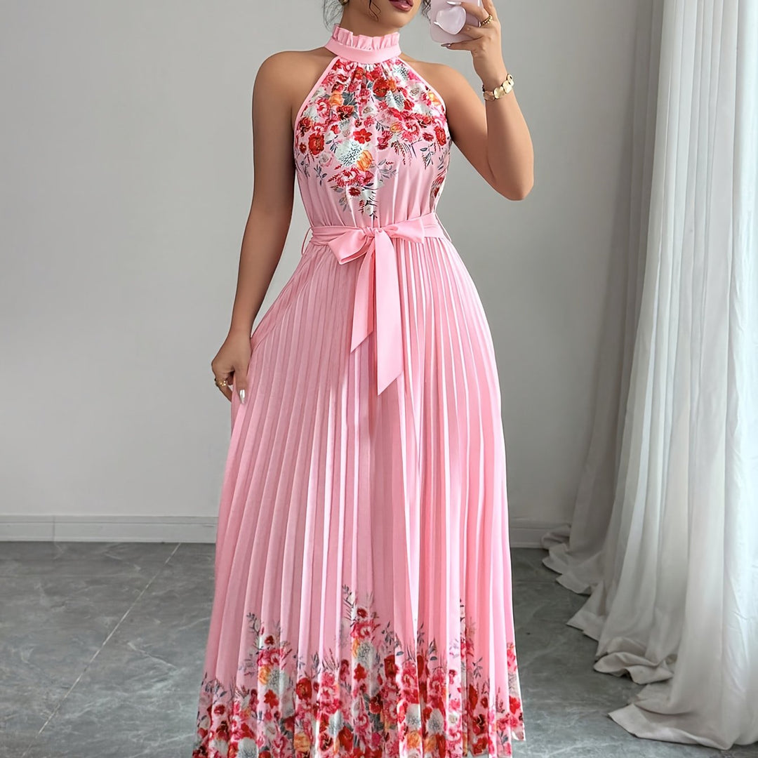 Elira | Flowing Waist Tie Elegance Dress