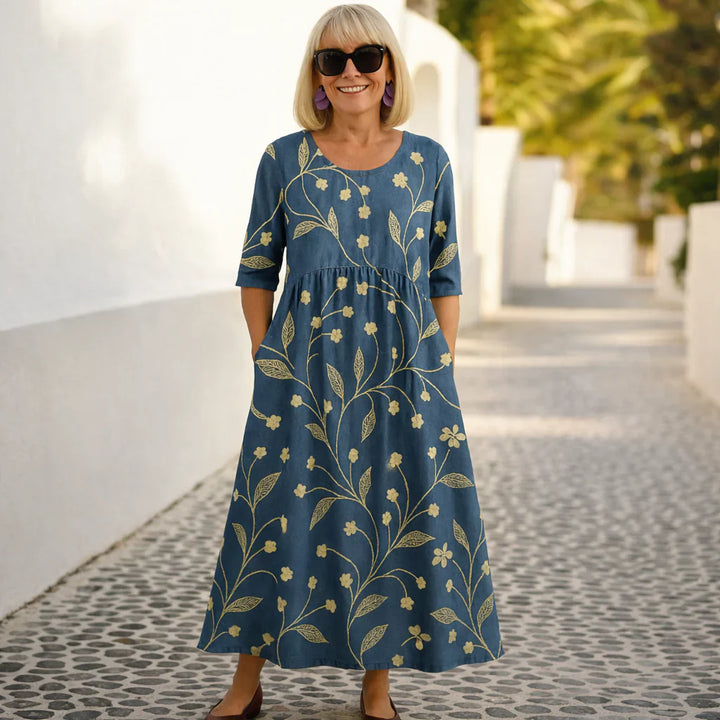 Lily Midi Dress - Ultimate Comfort Made Easy