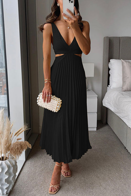 Amelia | Soft Pleated Occasion Dress