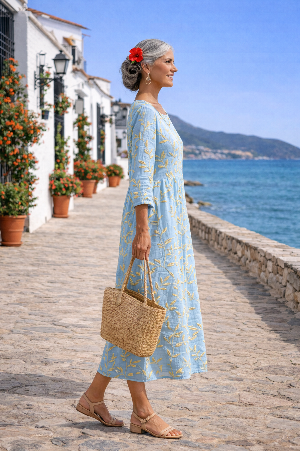 Jimena | Chic Floral Elegance Dress