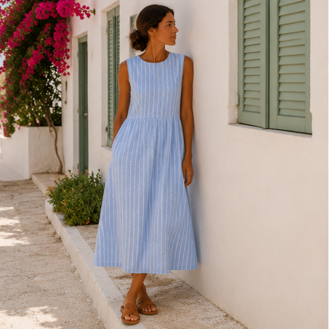 Timeless Stripe Midi Dress