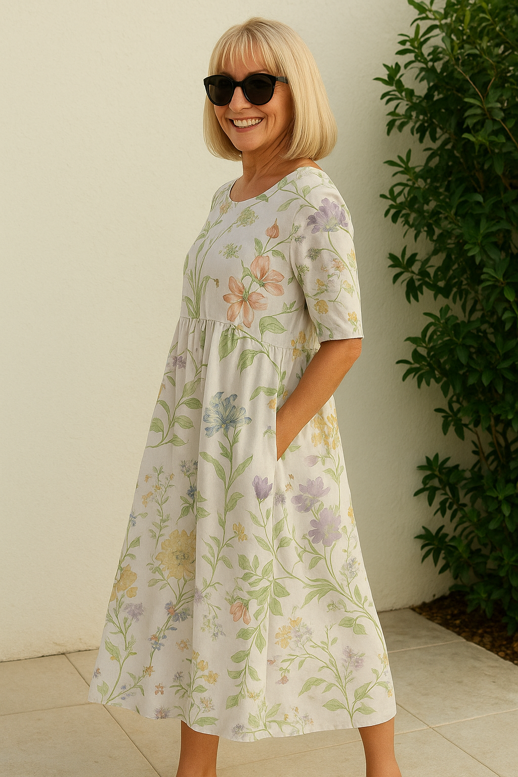 Lily Midi Dress - Ultimate Comfort Made Easy
