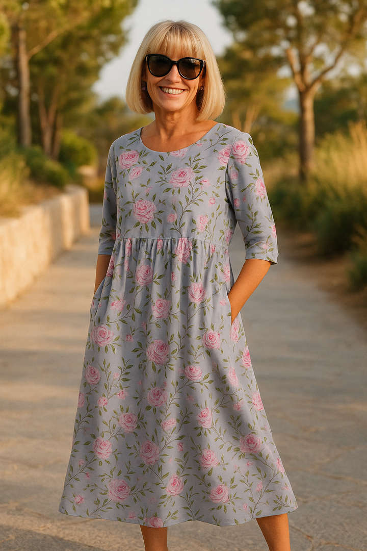 Lily Midi Dress - Ultimate Comfort Made Easy