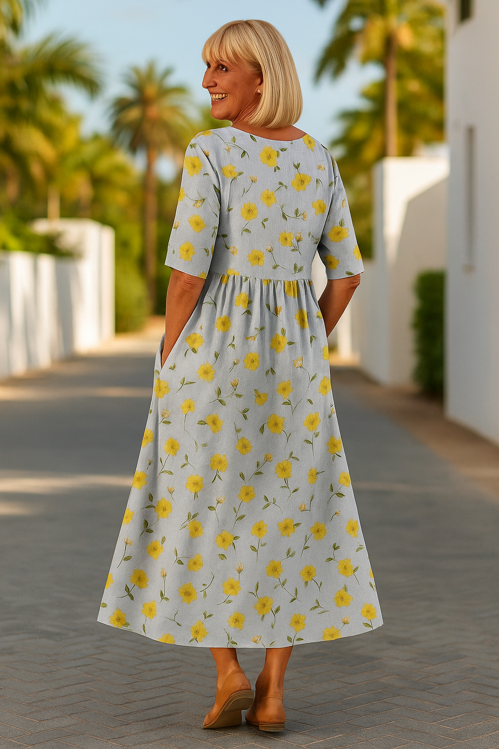 Lily Midi Dress - Ultimate Comfort Made Easy