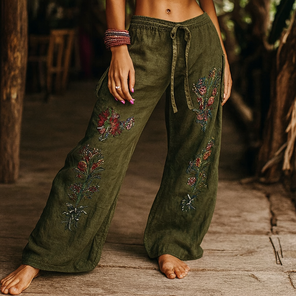 Easygoing Bohemian Comfort Pants