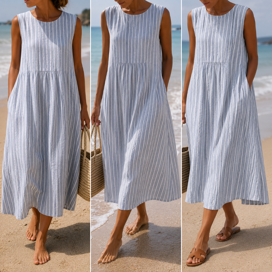 Timeless Stripe Midi Dress