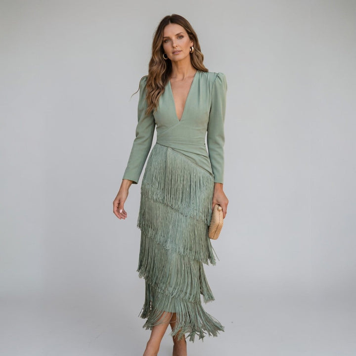 Fringe Dress by Sofia