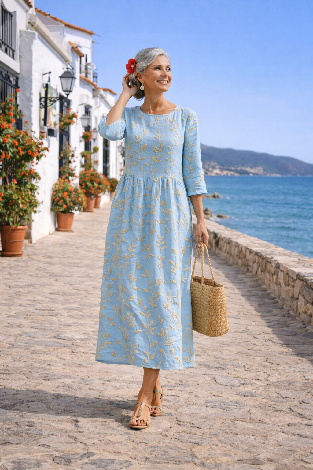 Jimena | Chic Floral Elegance Dress