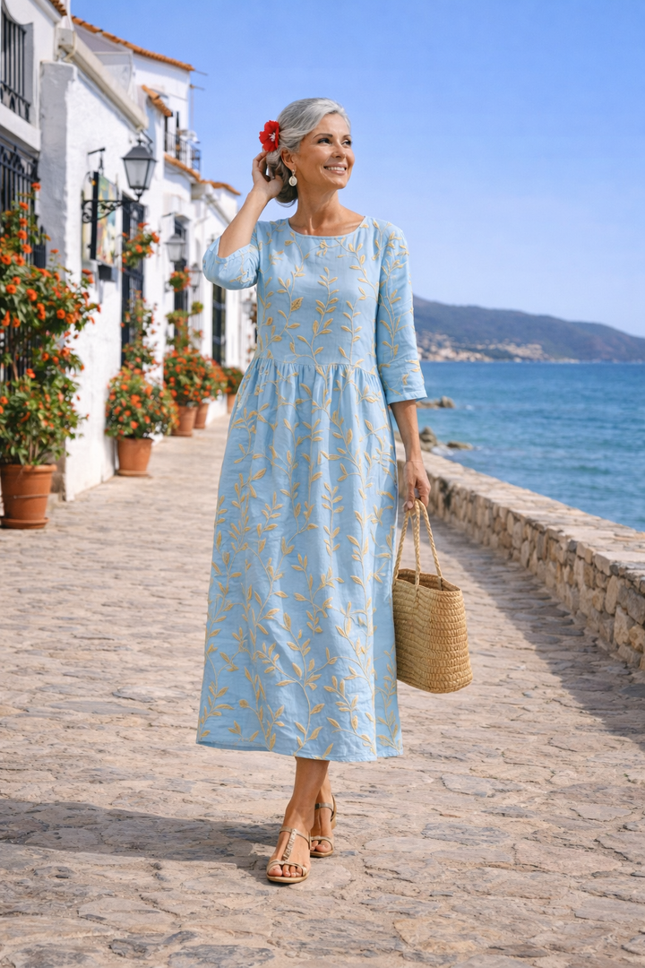 Jimena | Chic Floral Elegance Dress