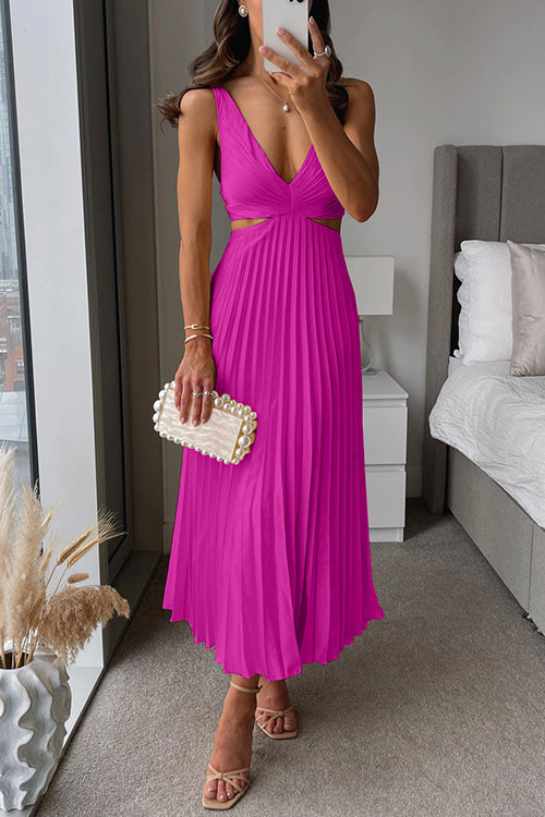 Amelia | Soft Pleated Occasion Dress