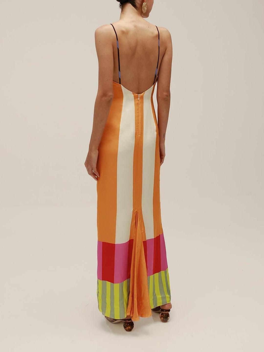 Louise | Soft Stripe Maxi Dress