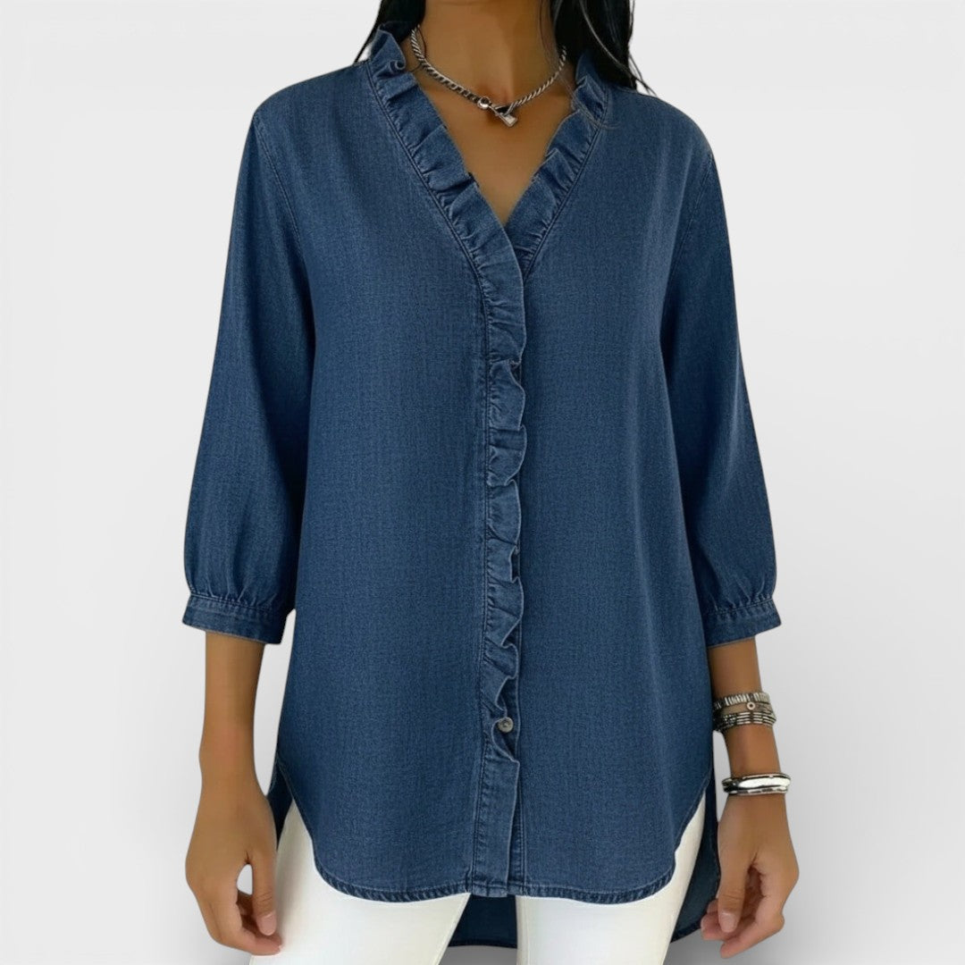 Heather | Chic Ruffled Blouse