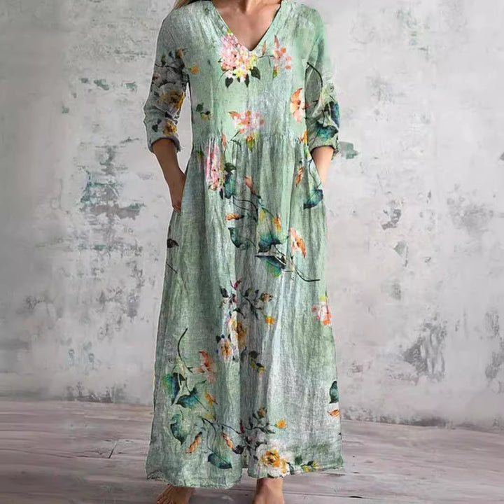 Liora Relaxed Floral Comfort Dress
