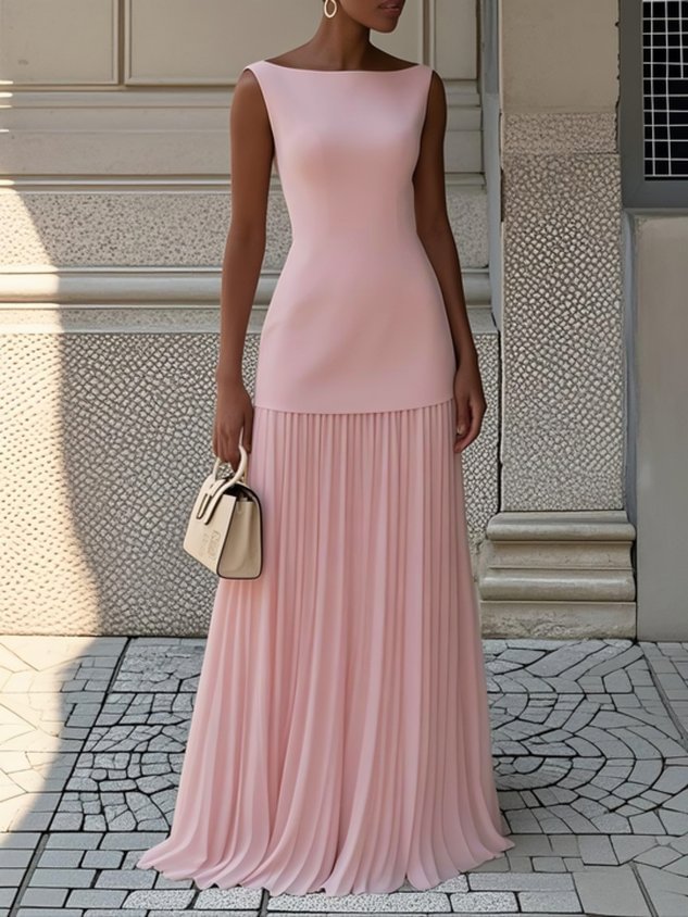 The Amara Sculpted Elegance Dress