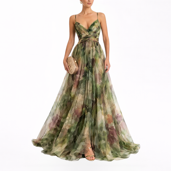Isabelle | Flowing Floral Elegance Dress