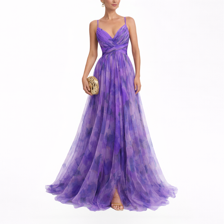 Giselle | Captivating Floral Print Maxi Dress